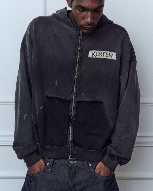 Masking tape hoodie