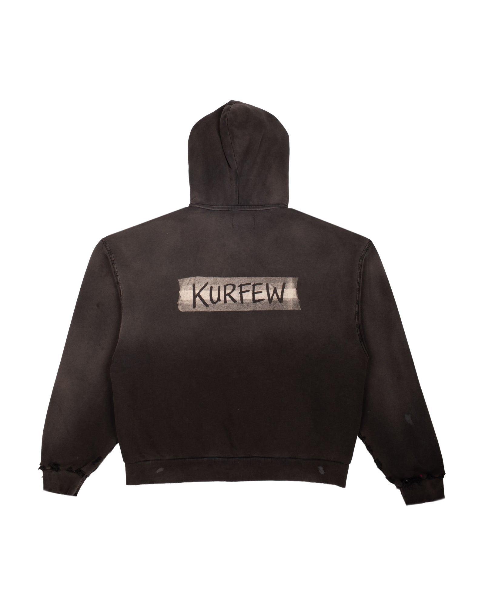 Masking tape hoodie