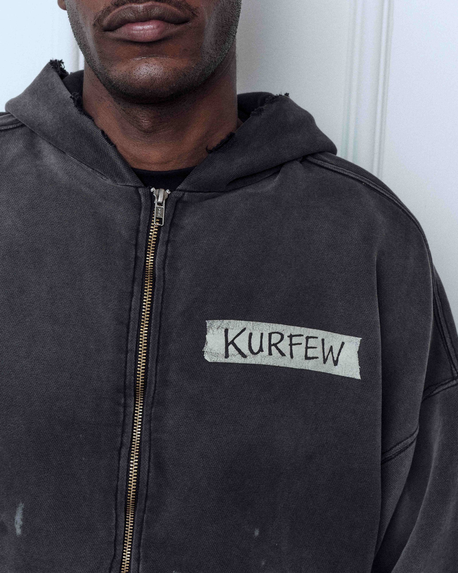 Masking tape hoodie