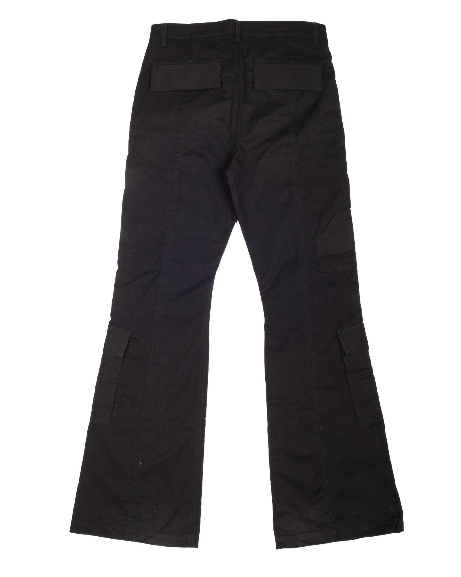 Flared cargo pants