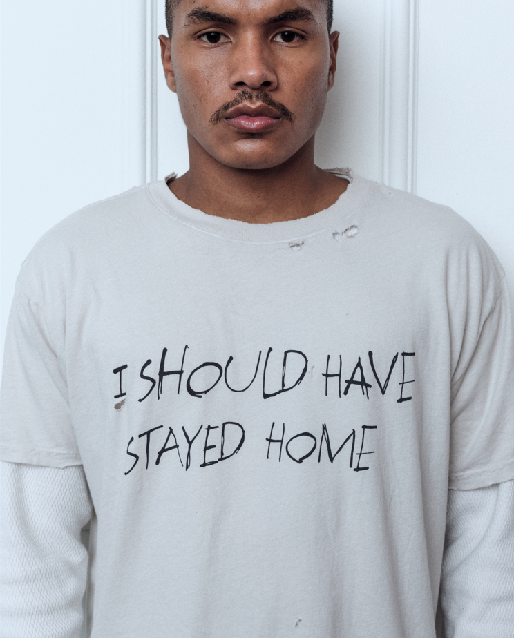 Stay home tee