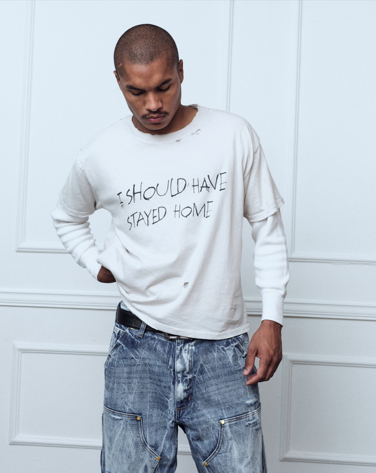 Stay home tee